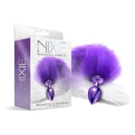 Nixie Metal Butt Plug Ombre Tail Purple - Playful Pleasure