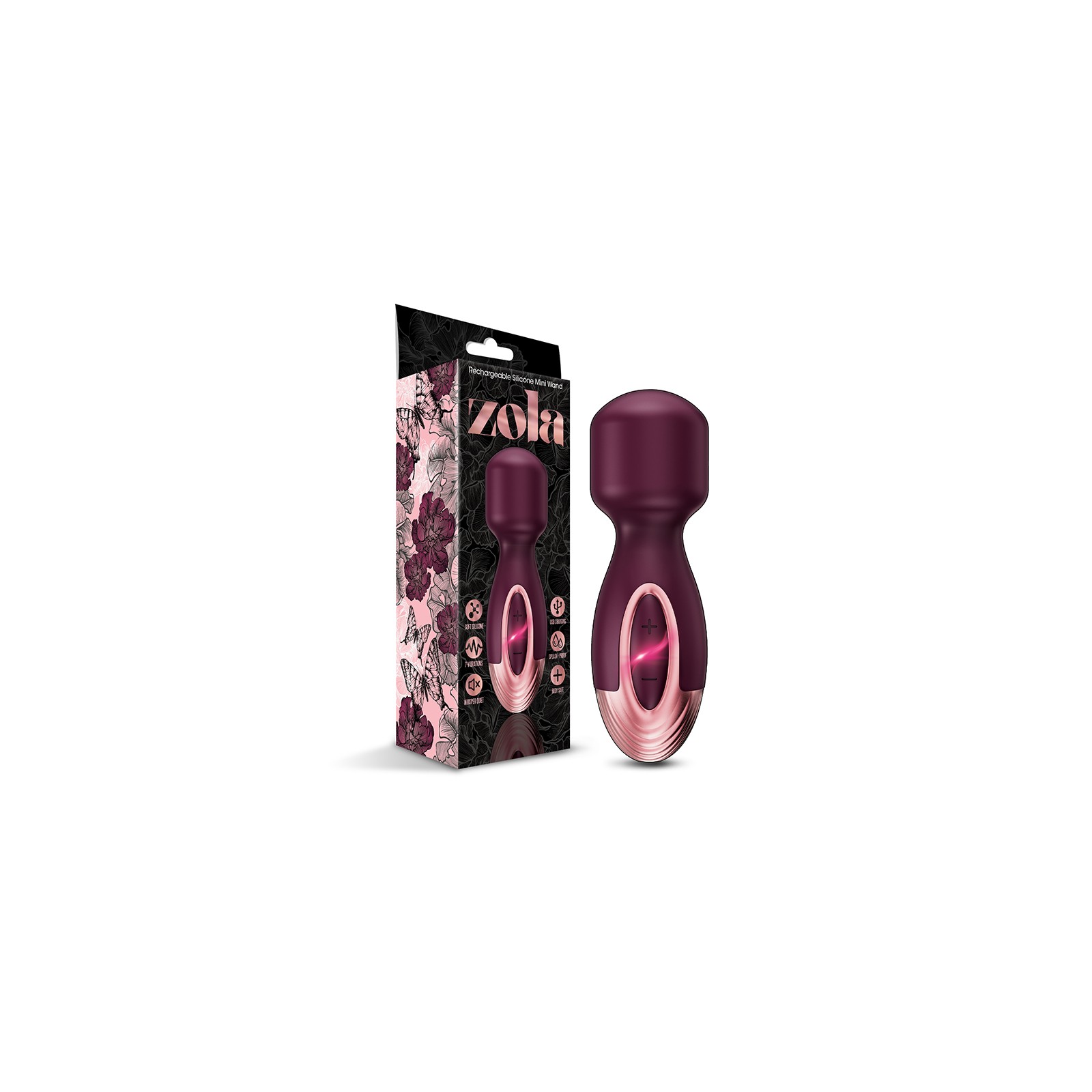 Zola Rechargeable Silicone Mini Wand - Powerful Pleasure