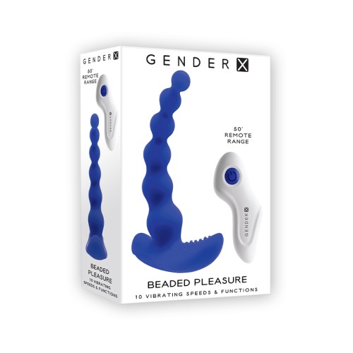 Gender X Beaded Pleasure Rechargeable Probe