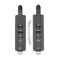 Adjustable Bonded Leather Cuffs by Ouch!