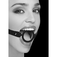 Ouch! Silicone Ring Gag with Adjustable Leather Straps