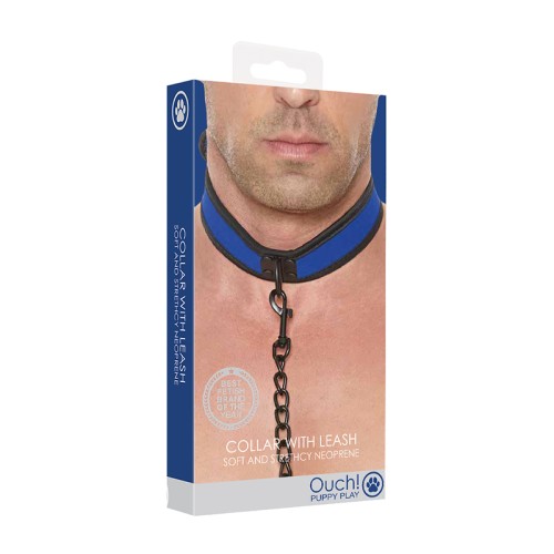 Collar Neopreno Ouch! Puppy Play con Correa