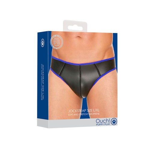 Jockstrap Neopreno Ouch! Puppy Play Azul L/XL