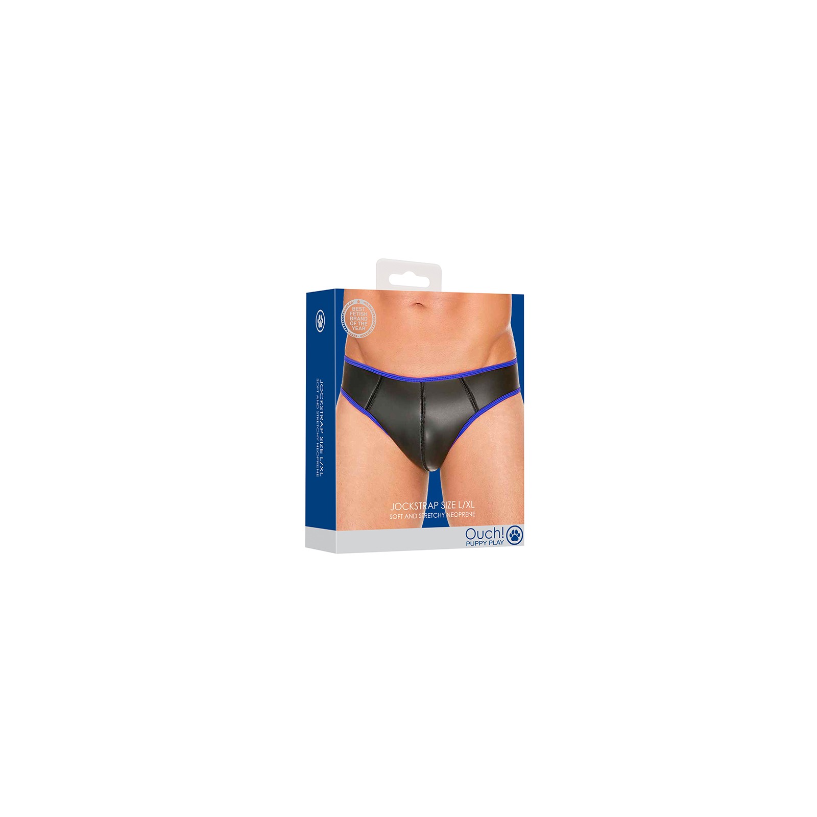 Jockstrap Neopreno Ouch! Puppy Play Azul L/XL