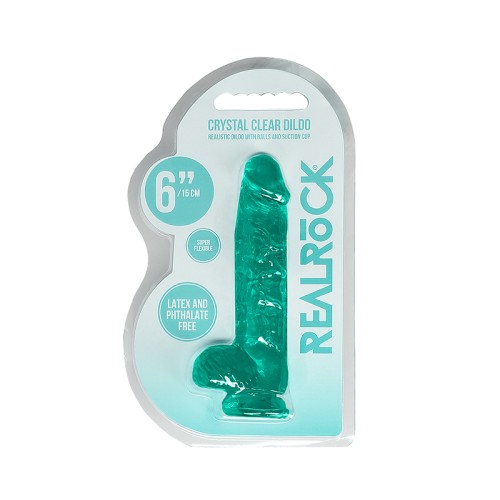 Dildo Realístico Transparente RealRock Crystal Clear