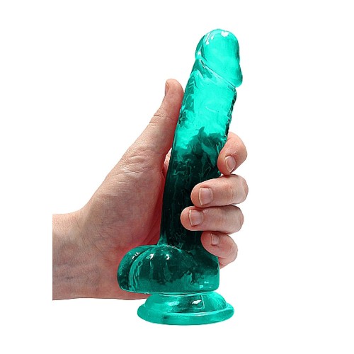 Dildo RealRock Crystal Clear de 7 in.