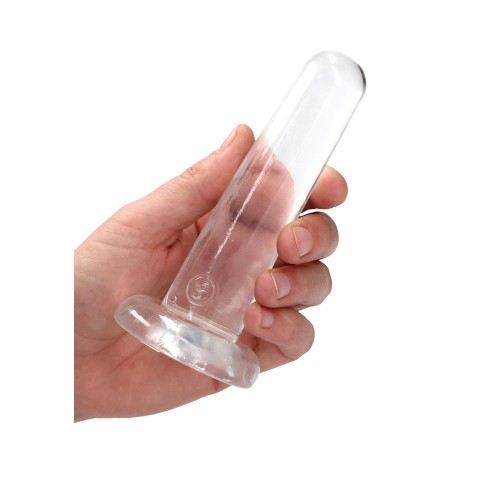 Dildo RealRock Transparente con Ventosa