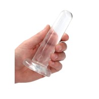 Dildo RealRock Transparente con Ventosa