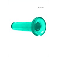 RealRock Crystal Clear Dildo 5 in Turquoise