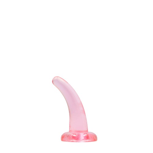 Dildo Curvado Claro RealRock con Ventosa