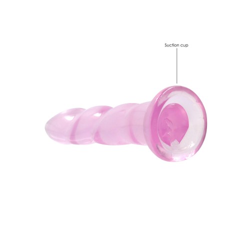 Dildo Torcido Crystal Clear RealRock