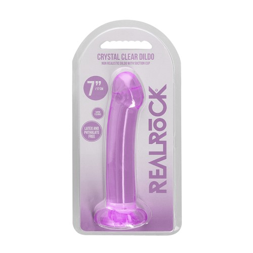 Dildo Transparente RealRock para Placer Versátil