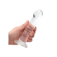 Dildo Transparente con Base de Succión RealRock