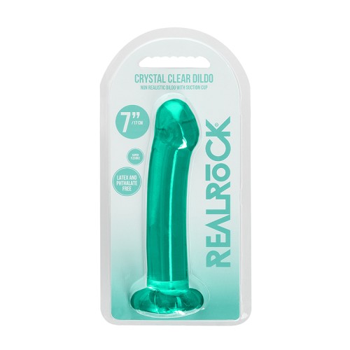 Crystal Clear Suction Cup Dildo - RealRock