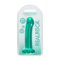 Crystal Clear Suction Cup Dildo - RealRock