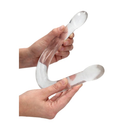 RealRock Crystal Clear Double Dildo 17 in.