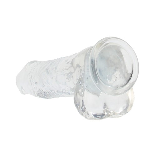 Dildo RealRock Crystal Clear de 10 pulgadas - Experiencia Realista