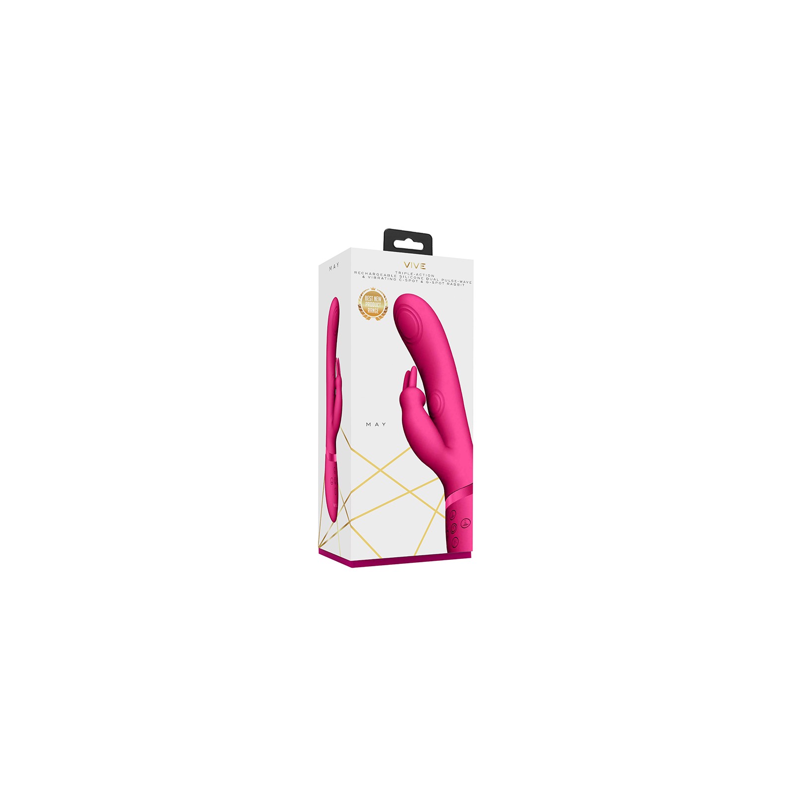 Vibrador Conejito Dual VIVE MAY Recargable