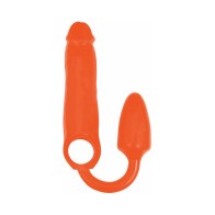 Rooster XXXPANDER Smooth Penis Extender with Cockring and Anal Plug