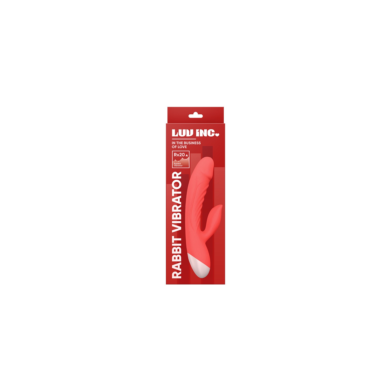 Luv Inc RV20 Rabbit Vibrator - Rechargeable Dual Stimulator