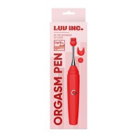 Luv Inc Op10 Orgasm Pen Vibrador de Precisión Recargable Rojo