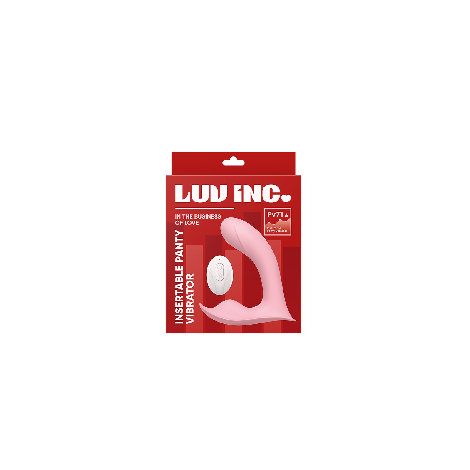 Luv Inc Pv71 Insertable Panty Vibrator - Pink