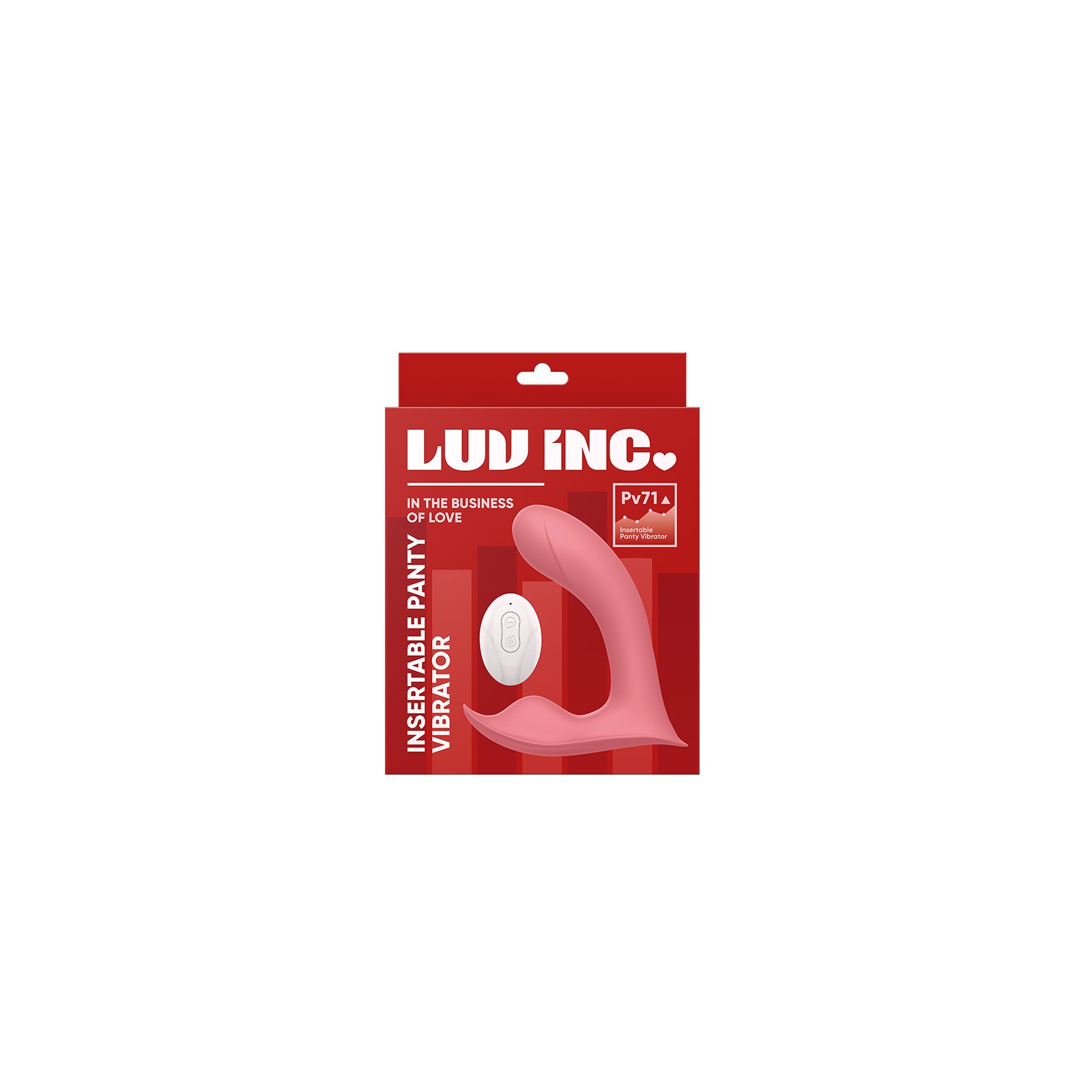 Luv Inc Pv71 Insertable Panty Vibrator for G-Spot Pleasure