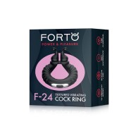 Forto F-24 Rechargeable Textured Vibrating Cockring