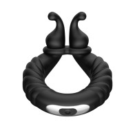 Forto F-24 Rechargeable Textured Vibrating Cockring