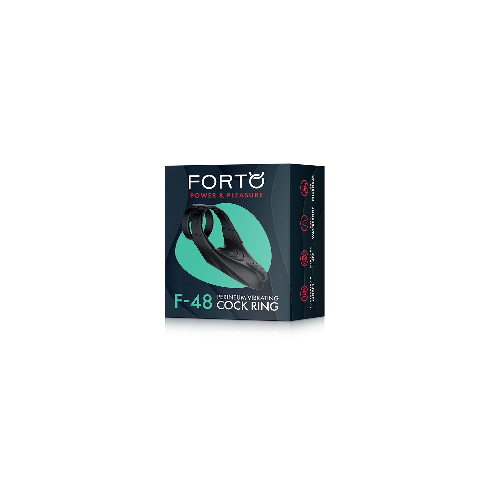 Forto F-48 Rechargeable Perineum Vibrating Cockring