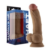 Dildo Silicona Densidad Doble Modelo C Para Placer Realista