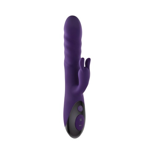 Evolved Rascally Rabbit Rechargeable Vibrator Purple