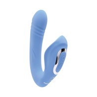 Evolved Tap & Thrust Rechargeable Stimulator Blue