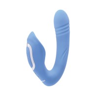 Evolved Tap & Thrust Rechargeable Stimulator Blue