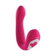 Evolved Buck Wild Rechargeable Silicone Dual Stimulator Pink