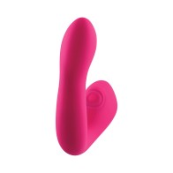 Evolved Buck Wild Rechargeable Silicone Dual Stimulator Pink