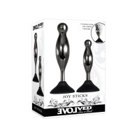 Set de Plug Anal Metálico Evolved Joy Sticks