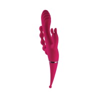 Gender X Four By Four Rechargeable Vibrator Burgundy