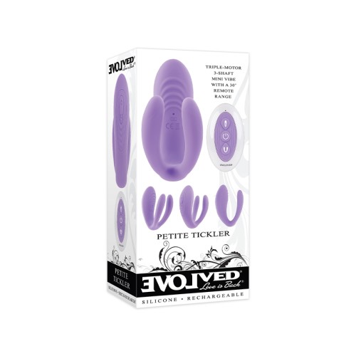 Evolved Petite Tickler Rechargeable Dual Stimulator - Unforgettable Pleasure