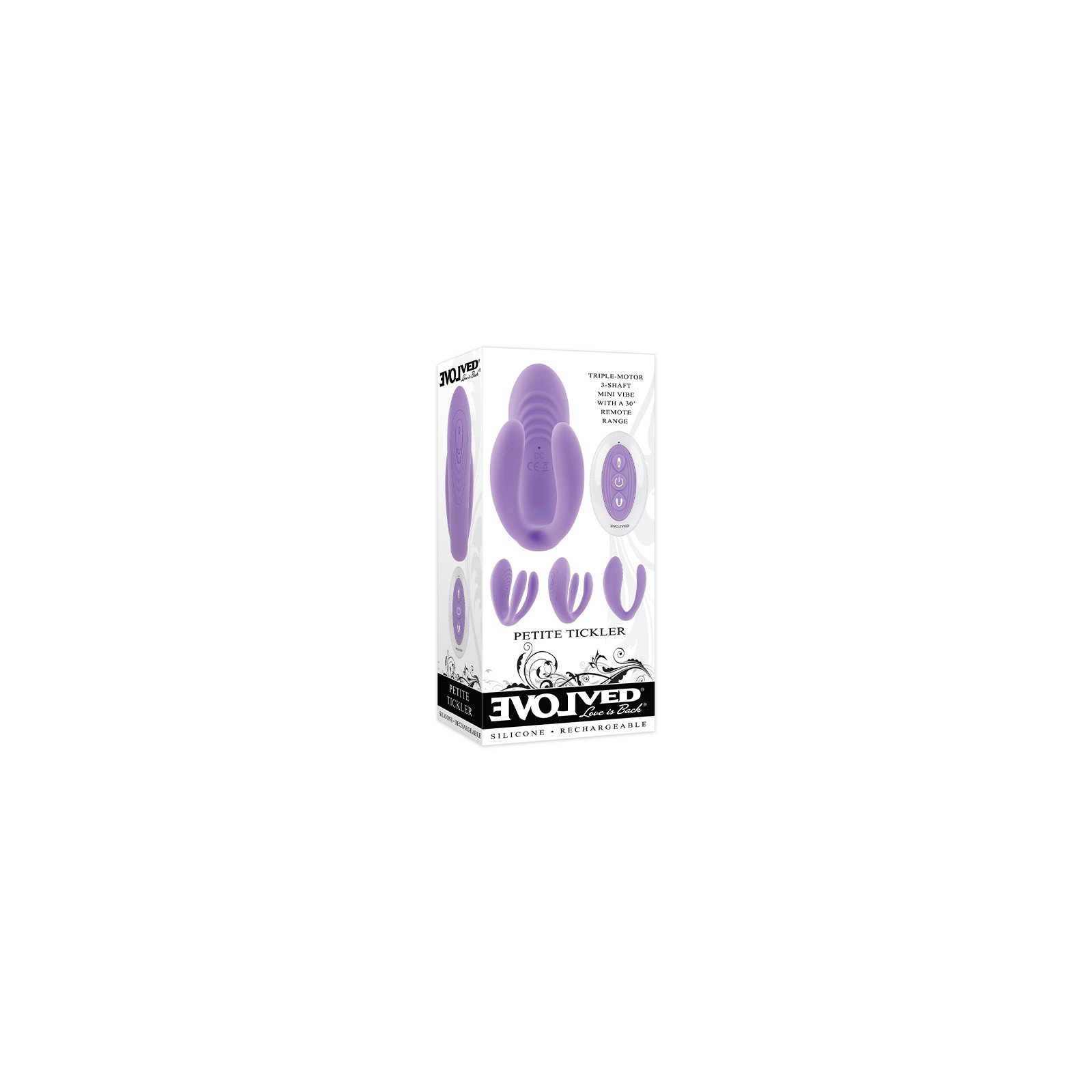 Evolved Petite Tickler Rechargeable Dual Stimulator - Unforgettable Pleasure