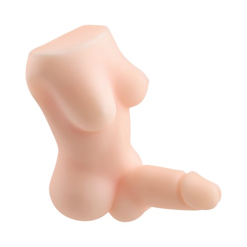 Gender X Body Stroker with Shaft in Beige