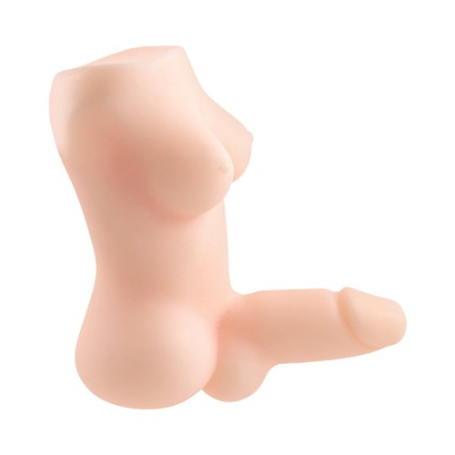 Gender X Body Stroker with Shaft in Beige