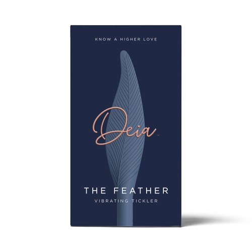 Deia The Feather Vibrating Tickler Blue