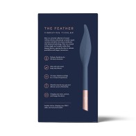 Deia The Feather Vibrating Tickler Blue