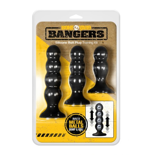 Boneyard Bangers 3-Piece Butt Plug Kit