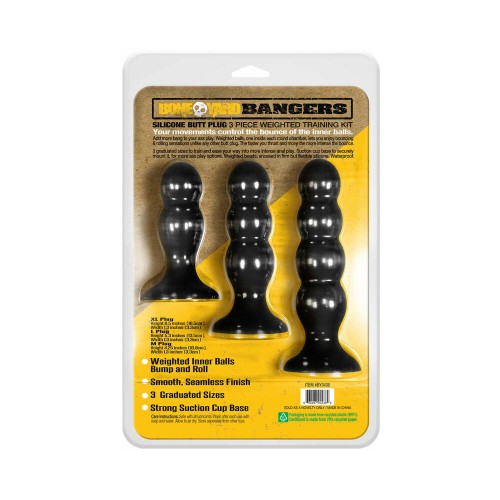 Kit de Plug Anal Boneyard Bangers de 3 Piezas