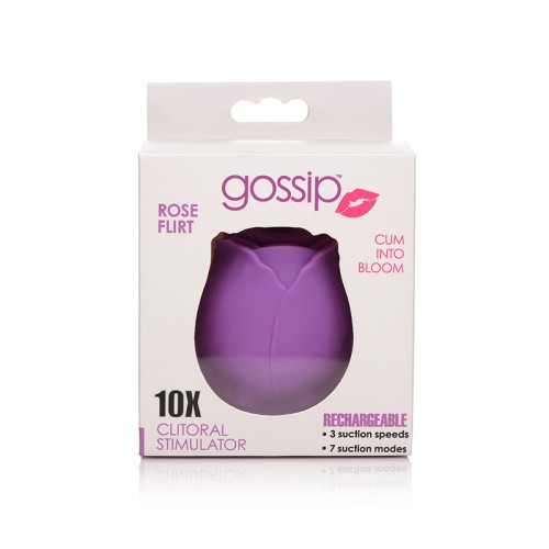 Curve Toys Gossip Clitoral Stimulator Rose Violet