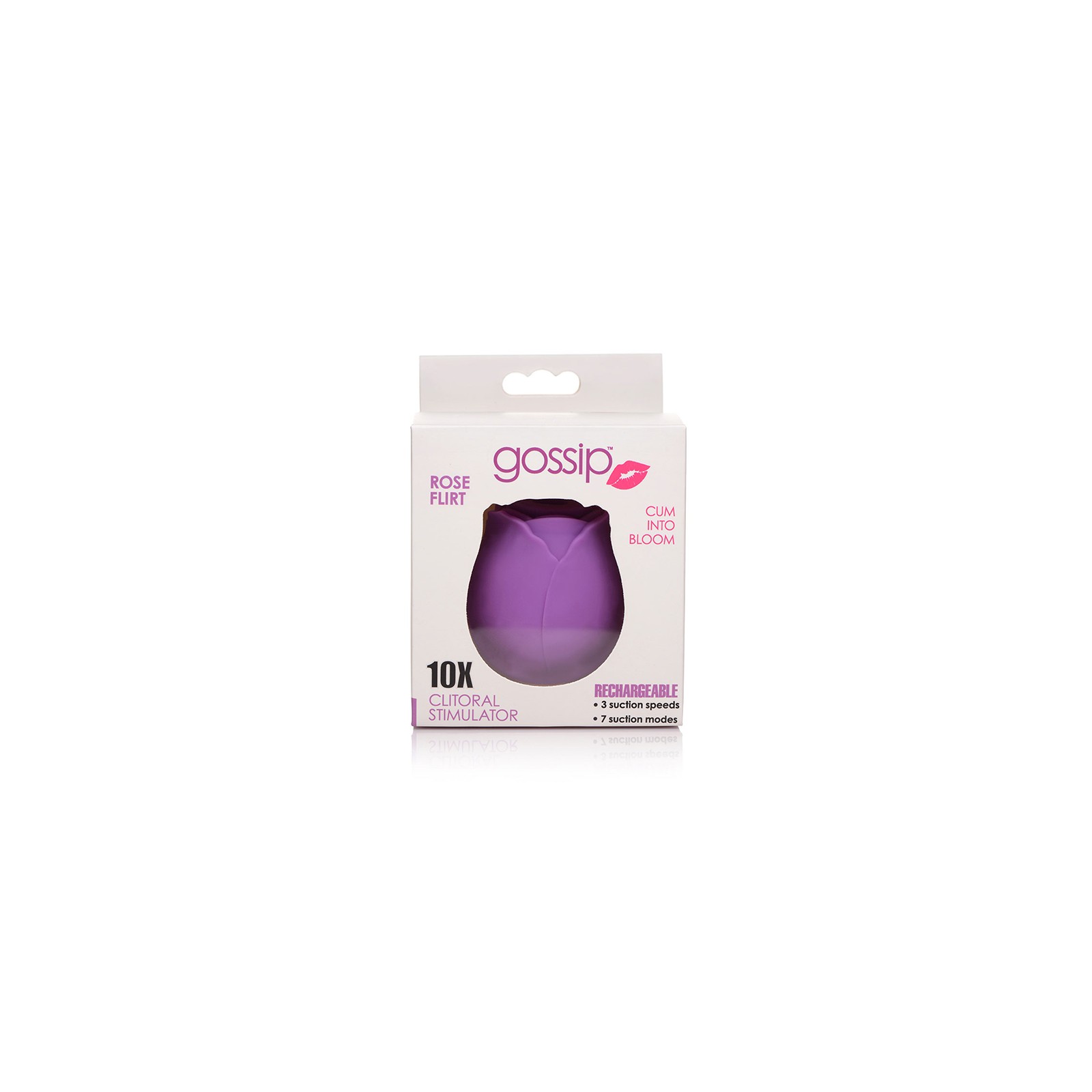 Curve Toys Gossip Clitoral Stimulator Rose Violet