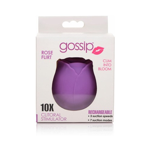 Curve Toys Gossip Clitoral Stimulator Rose Violet