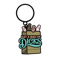 Eat A Bag Of Dicks Keychain - Funny Accessory